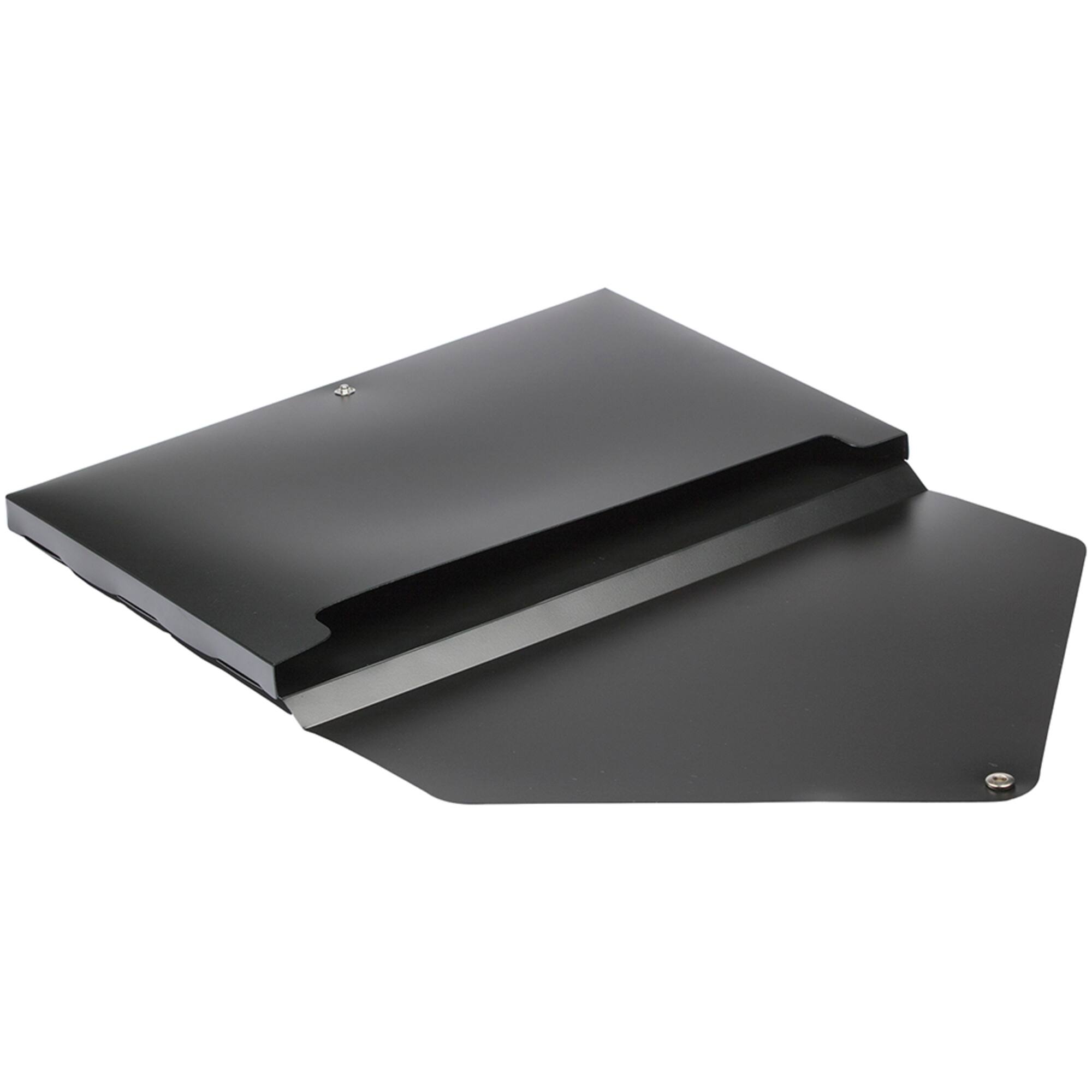 JAM Paper Black 11" x 17" Snap Closure Plastic Portfolio